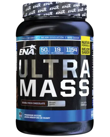Ena - Suplemento Deportivo Ultra Mass x1500g Chocolate ENA - 1