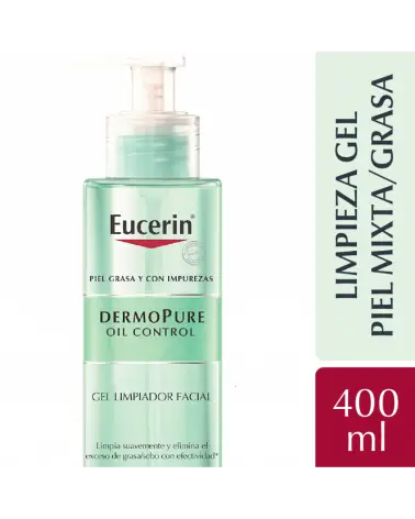 Eucerin - Dermopure Oil Control Gel Limpiador 400Ml Eucerin - 1