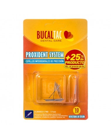Bucal Tac - Cepillo Interdental - Cilíndrico X Fino 1,9 Mm 10 U BUCAL TAC - 1