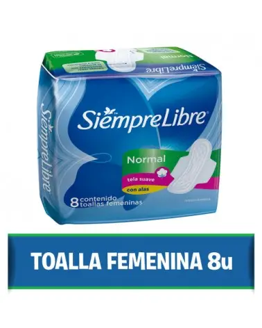 Siempre Libre - Normal Con Alas x 8u Siempre Libre - 1