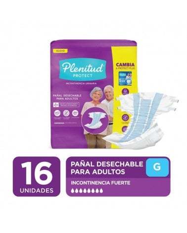 Plenitud - Pañal Adulto Protect Grande x16un Plenitud - 1