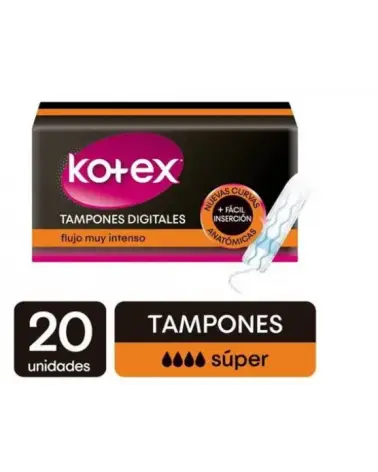 Kotex - Tampones Evolution Super 20 U n Kotex - 1