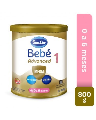 SANCOR - BEBE ADVANCED 1 leche en lata x 800 g