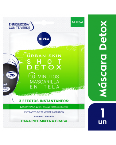 Nivea - Facial Máscara De Papel Detox 1 U Nivea - 1
