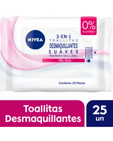 Nivea - Facial Toallitas Desmaquillantes Suaves 25 U Nivea - 1