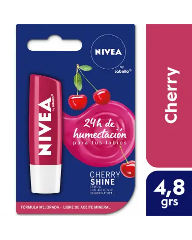 Nivea - Lip Chrerry Shine 4,8 Gr Nivea - 1