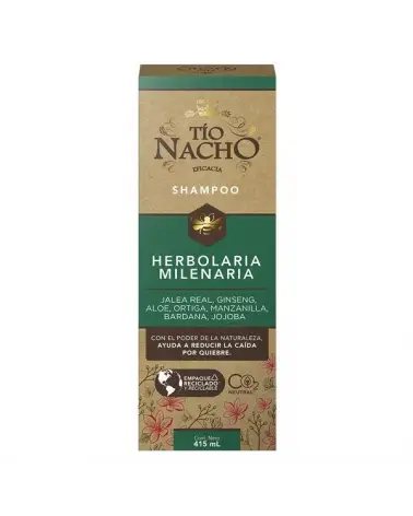 TIO NACHO - shampoo herbolaria milenaria  x415ml