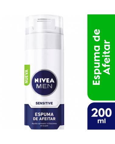 Nivea - Men Espuma De Afeitar Sensitive 200Ml Nivea - 1