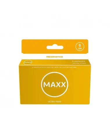 MAXX - PRESERVATIVOS Ultra Fino x 6 unidades