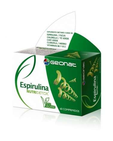 Geonat - Espirulina Nutridetox X 60 Com Provefarma - 1