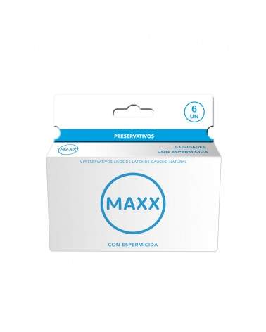 MAXX - Preservativos Espermicida X 6 unidades