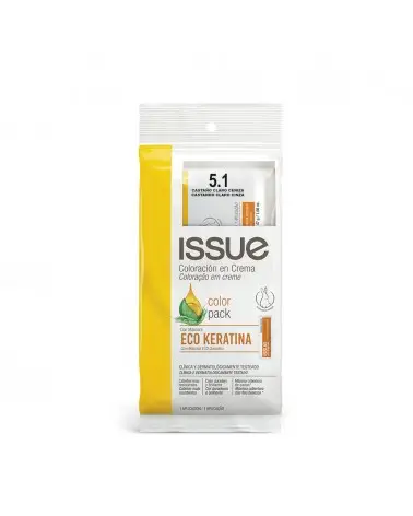 Issue - Kit Keratin Tintura 51 Castaño Claro Ceniza