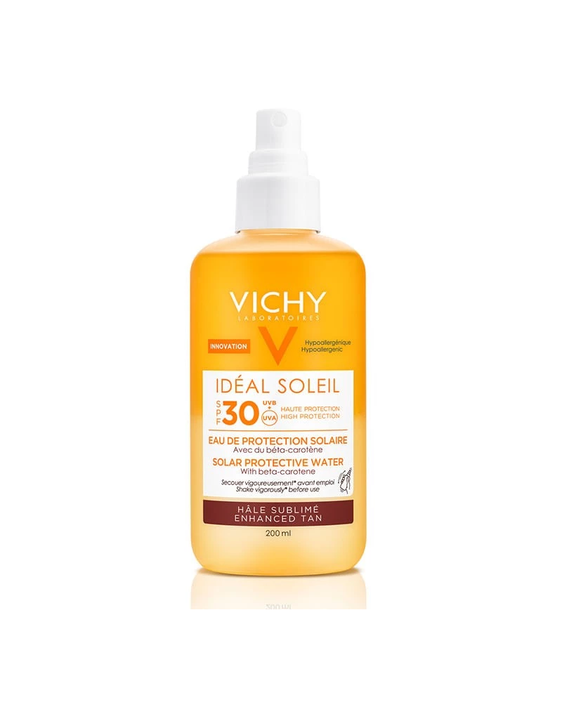 VICHY - Agua Protección Solar Potenciador De Bronceado Fps 30 x 200 ml
