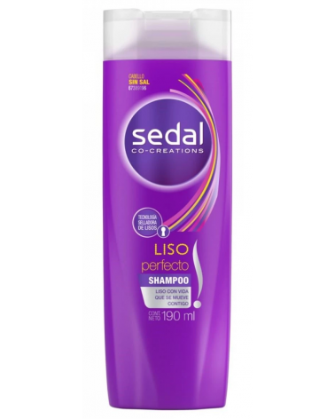 SEDAL Shampoo Liso Perfecto x 200 ml