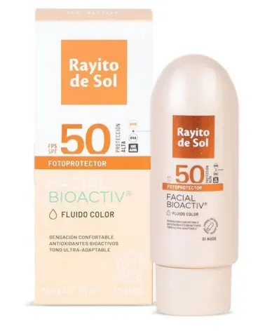 RAYITO DE SOL - Protector Facial Fluido Nude x 50 gr