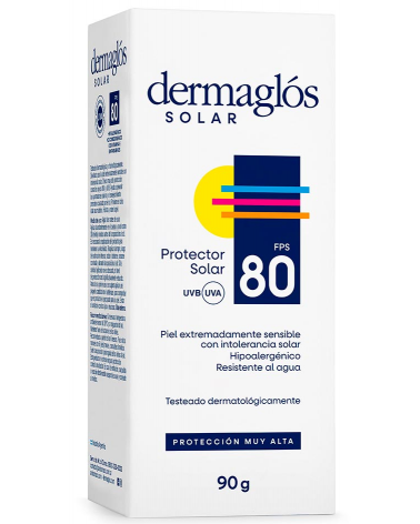 DERMAGLÓS - Protector Solar Con Fps 80 x 90 gr