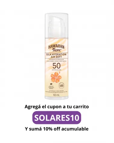 HAWAIIAN TROPIC - Loción Hydration Airsoft Fps 50 x 150 ml