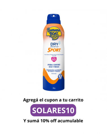 BANANA BOAT - Protector Solar Dry Balan Spt F50 x 170 ml