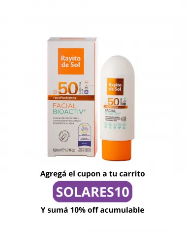 RAYITO DE SOL - Protector Solar Facial Fps 50 x 50 ml