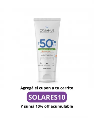 CAVIAHUE - Protector Solar FPS 50+ Gluten Free x 150 gr