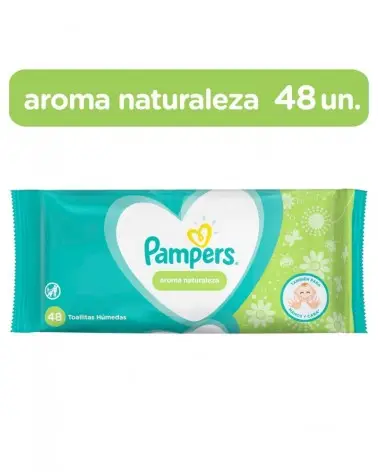 Toallitas Húmedas Pampers Aroma Naturaleza 48 Unidades Pampers - 1