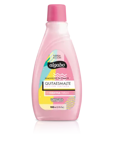 Algabo - Quitaesmalte 100 Ml Rápida Acción C/Keratin ALGABO - 1