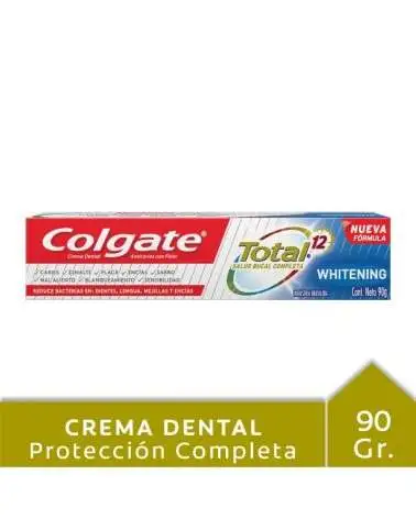 Crema Dental Colgate - Total 12 Whitening 90G Colgate - 1